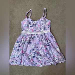 Lilly Pulitzer Devyn Dress Trunks in the Air size 14